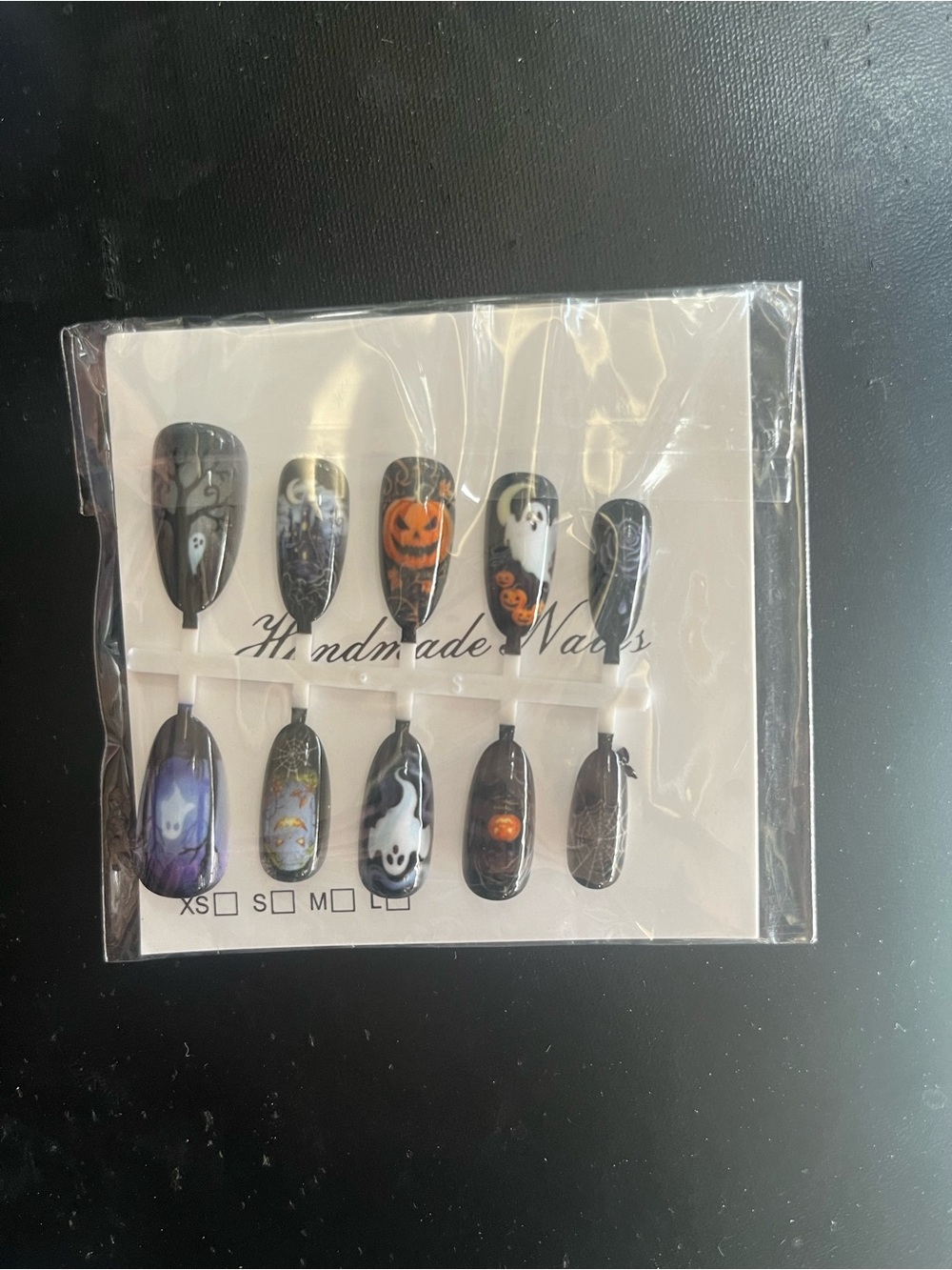Halloween fall press on nails